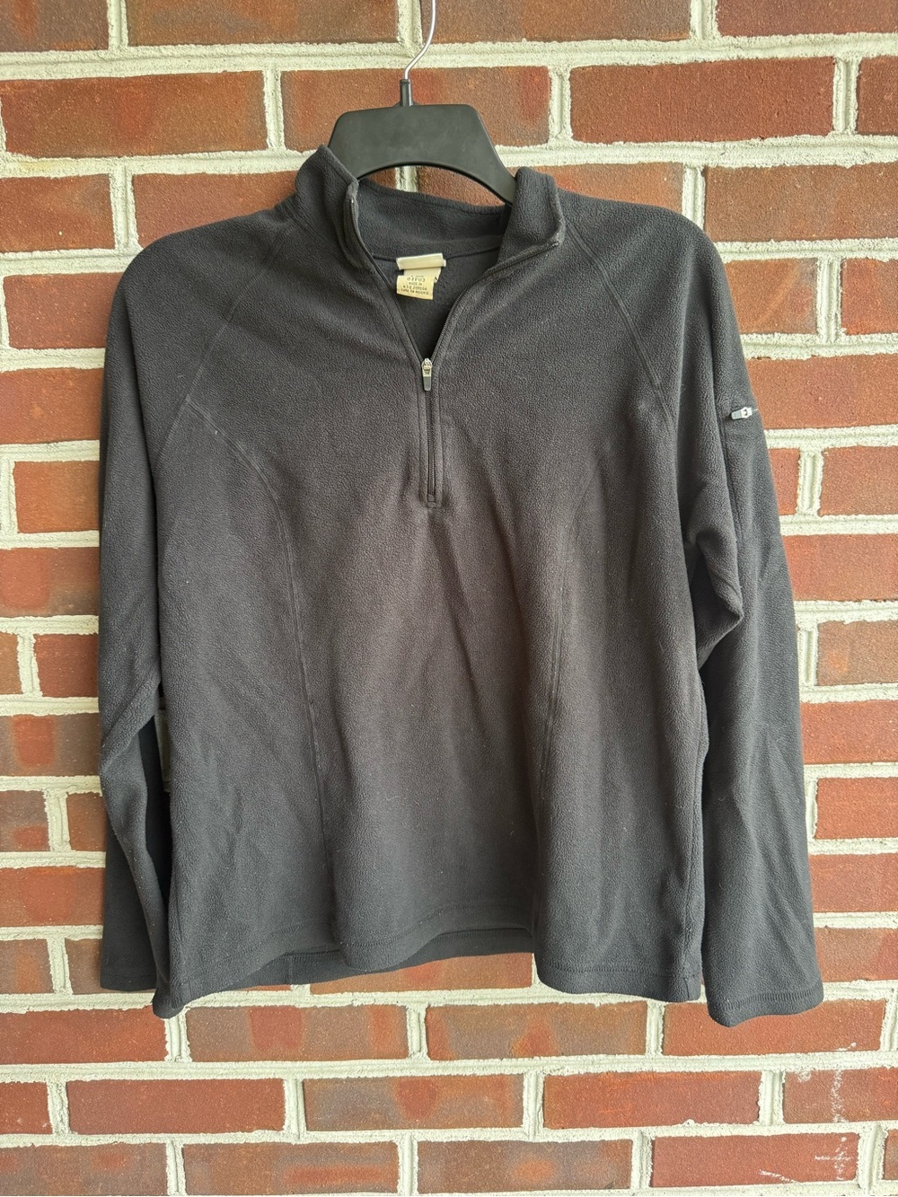 L.L. Bean Women's Black Fleece Zip Jacket